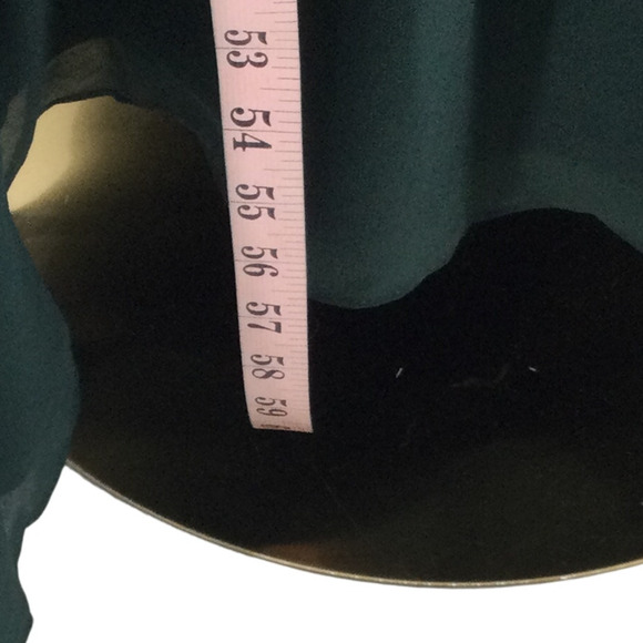 LULU'S M Elevated Vision Green Tiered Cocktail Bridesmaid Party Maxi Dress B142 - Picture 5 of 9